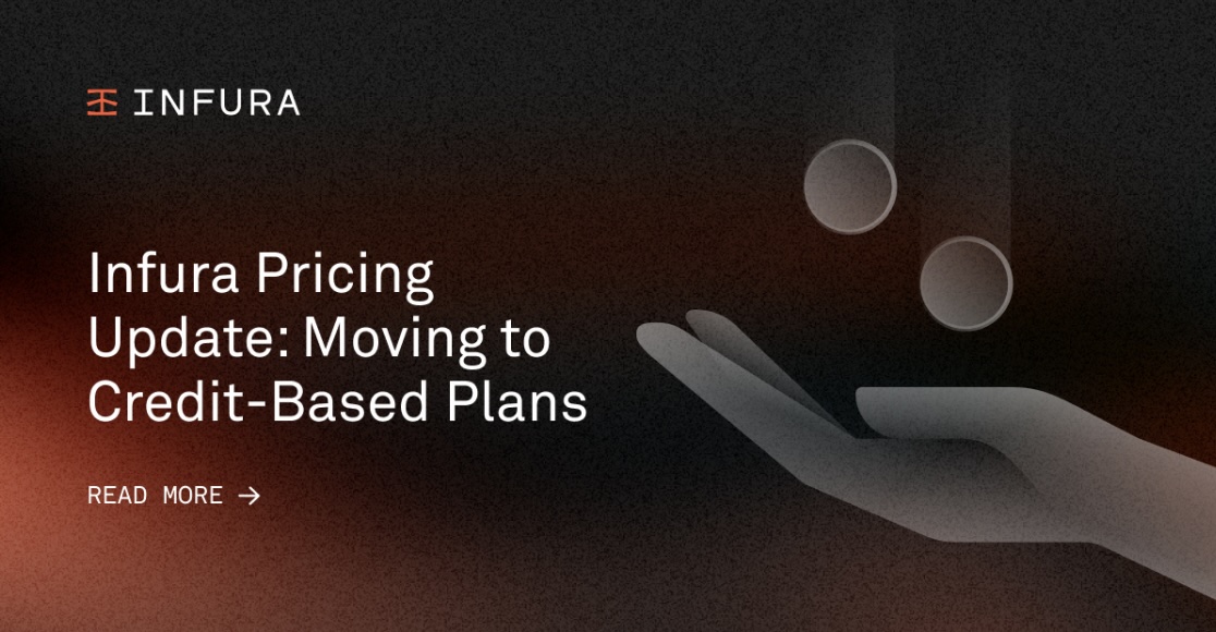 Infura billing settings